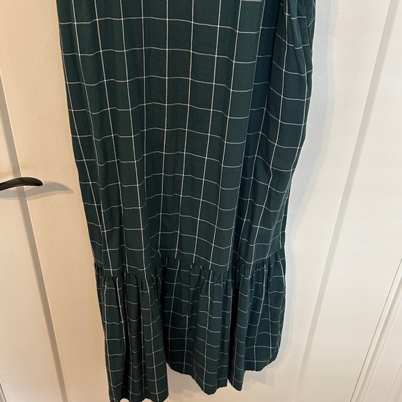 A New Day Dark Green Plaid Midi Dress - Picture 4 of 4